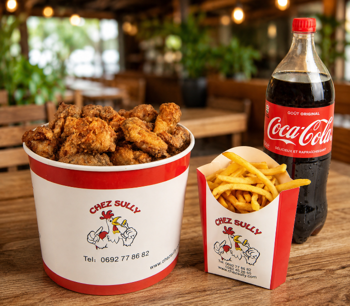 Bucket de poulet croustillant Saint-Paul