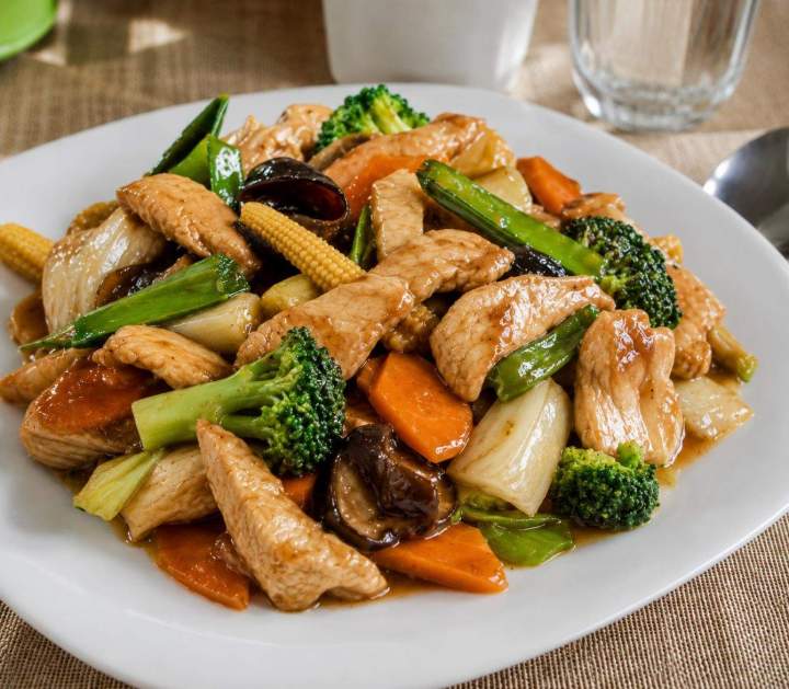 Chop suey poulet Saint-Paul